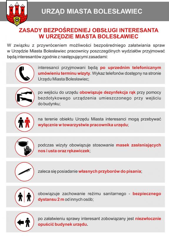  Moliwo bezporedniego zaatwiania spraw w Urzdzie Miasta Bolesawiec